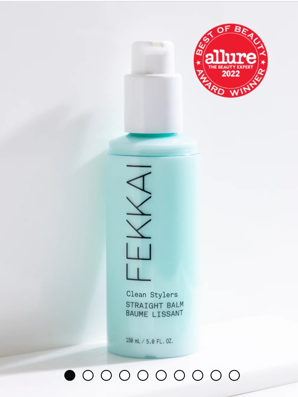 Fekkai Clean Stylers Straight Balm — Mint Blue Frizz Control